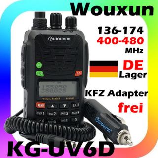 Wouxun KG UV6D 2M/70CM 136 174/400 480 FM 76 108 Amateurfunk 2,5 Hand