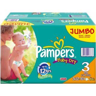 Pampers Jumbo Midi 4 9 Kg/104 Drogerie & Körperpflege