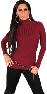 Pullover Rollkragen Strick Pulli Trend Winter Sweatshirt Sweater Damen