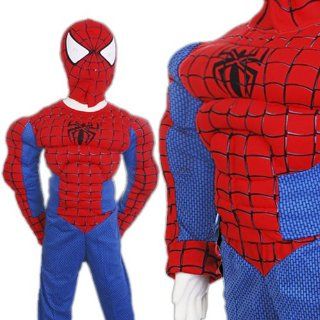 Spiderman Kinder Kostüm mit Muskeln (Gr.110/116) Baby