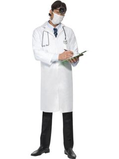 Arztkittel Doktor Arzt Kostüm 2 teilig Arztkostüm weiss GrL