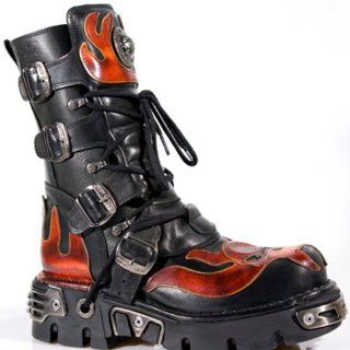 New Rock Boots Unisex Stiefel   Style 107 S1 rot