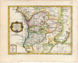 Africa Afrika CANARY ISLANDS Kanarische Inseln   Karte Map Bellin 1738