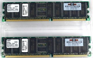 ECC PC2100 DDR SDRAM Memory Kit (2 x 256MB) 184 PIN (D184)