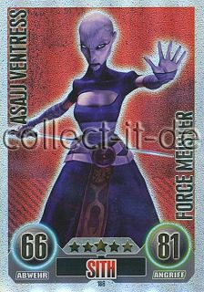 Force Attax 186 ASAJJ VENTRESS Sith Force Meister