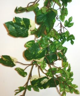 Weinefeugirlande Kunstpflanze 180 cm grünweiss