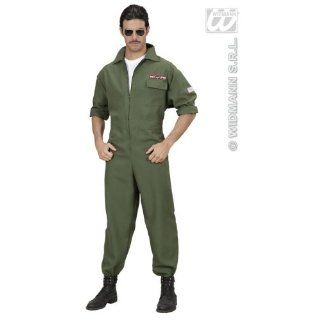 Jet Pilot Kostüm Top Gun Pilotenkostüm Fliegeranzug Kampfpilot
