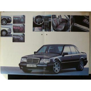 Prospekt / brochure   Mercedes Benz W 124 E 500 Limited   intern, sehr
