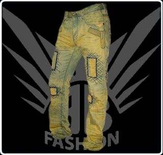 Clubwear FB Bootcut Jeans Hose FB196 Used Dirty Look zerrissen ripped