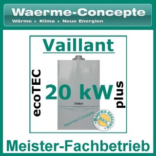 VAILLANT ecoTEC PLUS VC 196/3 5 15kW Gas Brennwert Therme Heizung
