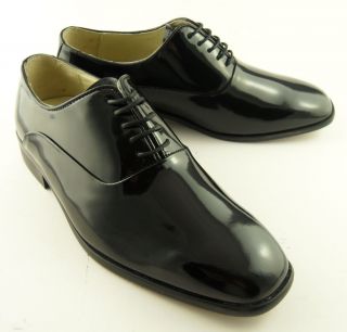 Mens MONTECATINI Patent Leather Formal Dress Shiny Dinner Suit Shoes