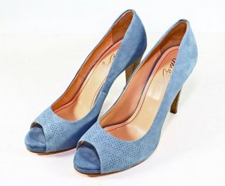 Miss Sixty Damen Leder Schuhe Pumps Tonya F93790 blau Gr. 38