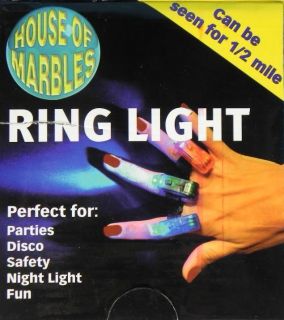 E191) 3 x House of Marbles LED FINGERLICHT rot,grün,blau