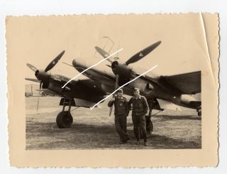 Original Foto 2WK, seltenes Flugzeug FW 187 Focke Wulf Jäger SEHR