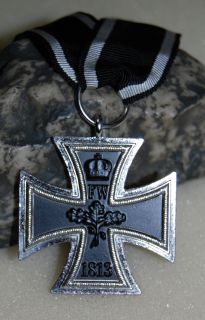 Preussen Orden 1870   Eisernes Kreuz 2. Klasse am Kämpfer Band