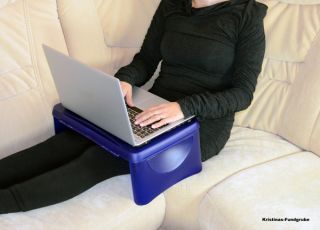 Mobiler Notebooktisch mit integrierter Ablage, Notebook / Laptop Tisch