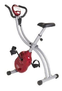 body coach Magnetic X Bike, silbern/rot, 88x55x133cm Sport