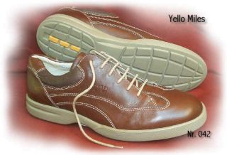 Yello Miles Sportlich Elegante Halbschuhe Gr.11/46 Lederschuhe Schuhe