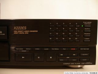 Cd Player CDP X222ES mit Fernbedienung  sony cdp x 222 es