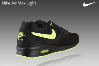 Nike Air Max Light Schuhe Neu Gr.44 light Sneaker Textil schwarz