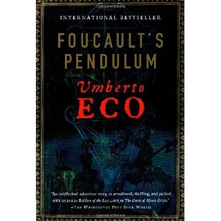 Foucaults Pendulum Umberto Eco, William Weaver Englische