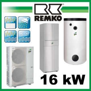 Remko Luft/Wasser Wärmepumpen Paket WP 1 216 kW Heizung