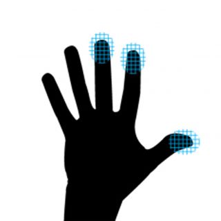 Touchscreen Handschuhe für Apple iPhone 5, 4S, 4 Smartphone (Größe
