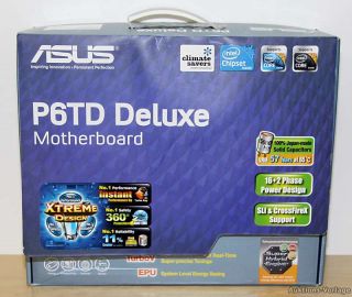 ASUS P6TD Deluxe Sockel LGA1366 Intel® X58 Mainboard Intel i3 Intel