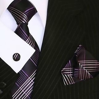 TUCH KNÖPFE Corbata Tie Dassen Cravate галстук 217 lila