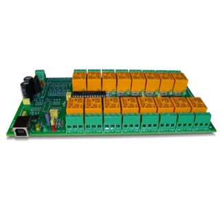 USB Relay Controller 16 Channels   RS232 Virtual Serial Port