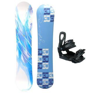 SET Tosty Ice Blue Freeride Snowboard 145 cm + Bindung Snow Pro X