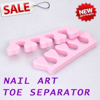 NEW 2 Finger Soft Toe Seperator separator Manicure Pedicure Fashion
