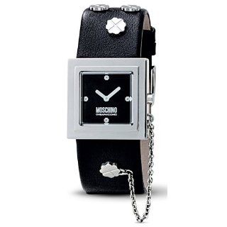 MOSCHINO Damen ArmbaITS LUCKY TIME 2H SS BLACK STRAP MW0082