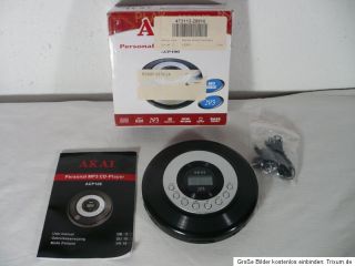 AKAI ACP 100 tragbarer  CD Player 120sec Antishock Bassboost