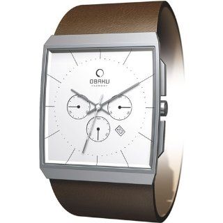 Obaku Harmony Herren Armbanduhr V126G CIRN Titanglas