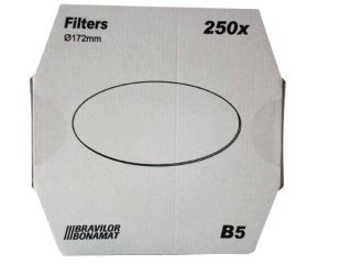 06EUR/1Stk) Bonamat B5 Flachfilter 250Stk.