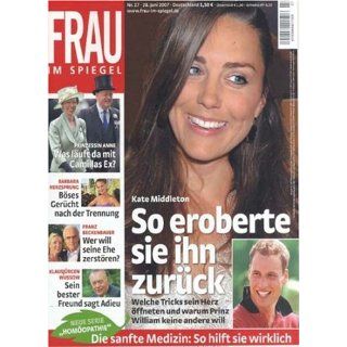 Frau im Spiegel Zeitschriften