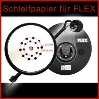 40x Klett Schleifmittel P80 für FLEX GIRAFFE / PLANEX