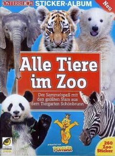 Alle Tiere im Zoo ( Album + alle Sticker Nr.1   260 ) NEU