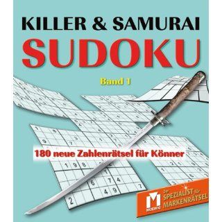 Killer  & Samurai Sudoku 01 168 neuen Zahlenrätsel für Könner