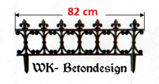 GARTENZAUN ZIERGITTER BEETEINFASSUNG BEETZAUN BEETBEGRENZUNG RANKHILFE
