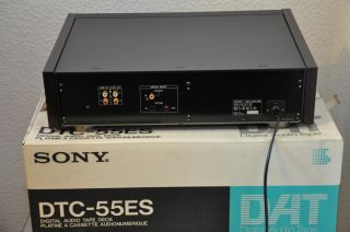 Sony DTC 55ES DAT Recorder Digital Audio Tape Deck 1 Hand OVR