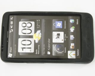 HTC HD 2 HD2 Silikon Handy Tasche Schutz Hülle Gummi Silicone Case
