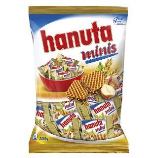 Hanuta minis , 4er Pack (4 x 200 g Packung) Lebensmittel