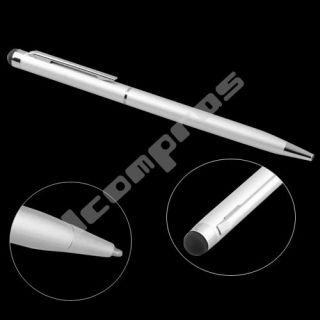 2in1 Metall Stylus Stift Eingabestift Kugelschreiber fuer iPad iPhone