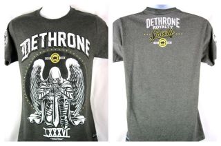 Ben Henderson UFC Dethrone Royalty Smooth Angel Charcoal Gray T shirt