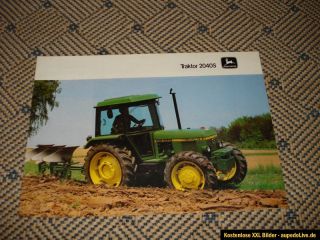 Orig. John Deere Traktor 2040S Prospekt 198?