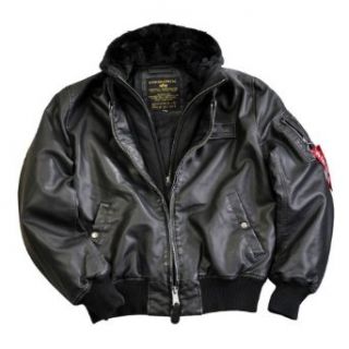 Alpha Industries Flight Jacket MA 1 D Tec Faux Leather 