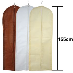 3er 155 x 56,5 Kleidersack Kleiderhülle Schutzhülle Anzughülle