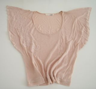 Zarte TUNIKA ROSE VINTAGE H&M Fluegel PAPILLON XS&S